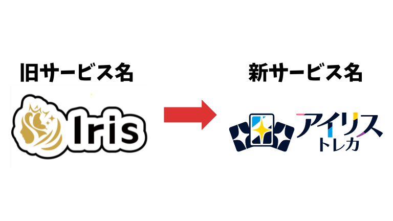 Irisからアイリストレカへサービス名変更