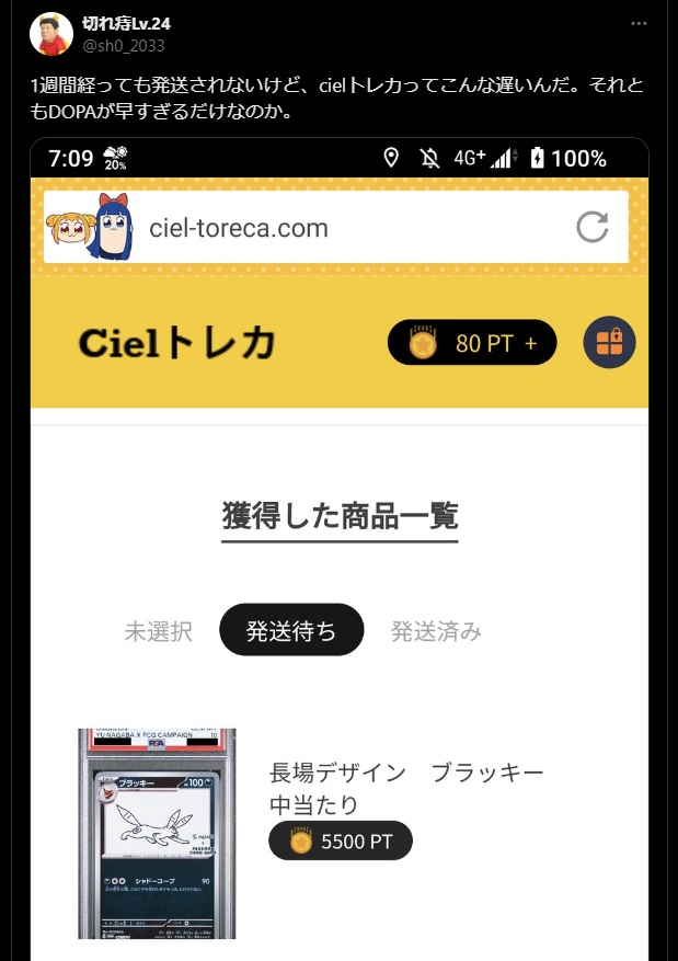 Cielトレカオリパの悪い口コミ