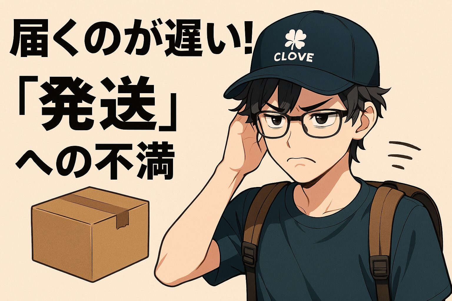 悪い評判②：届くのが遅い！「発送」への不満