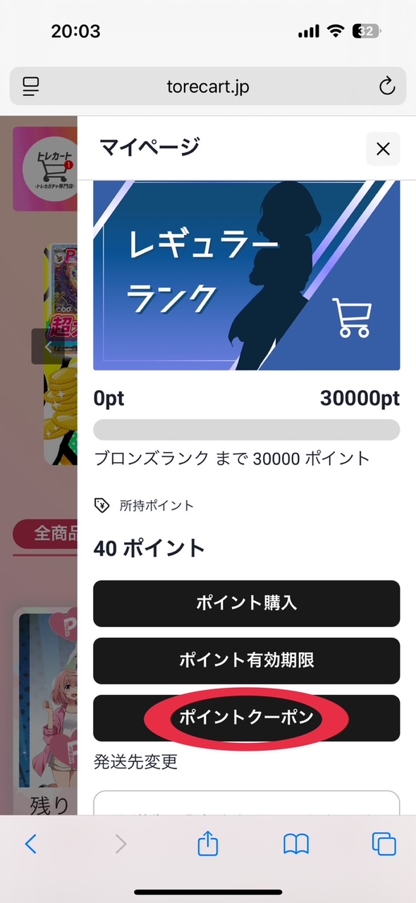 マイページからの入力手順