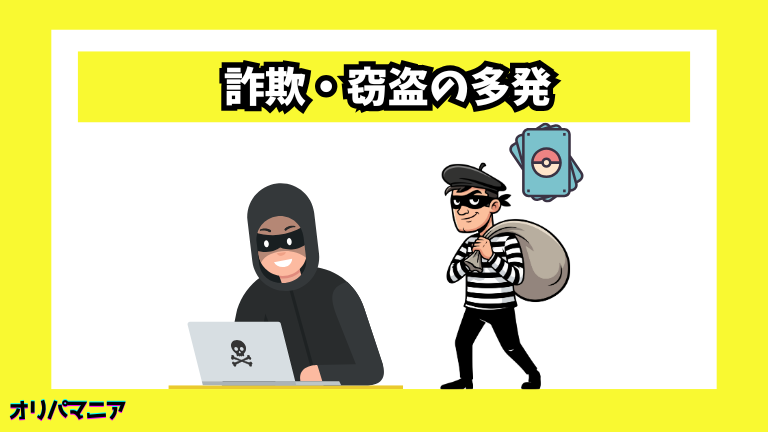 詐欺・窃盗の多発